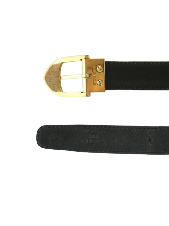 Louis Vuitton Belt Epi Leather Buckle 110 44 Black main image 9